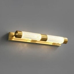 Wandlamp Messing Acryl Cilinder Spiegel Frontlicht