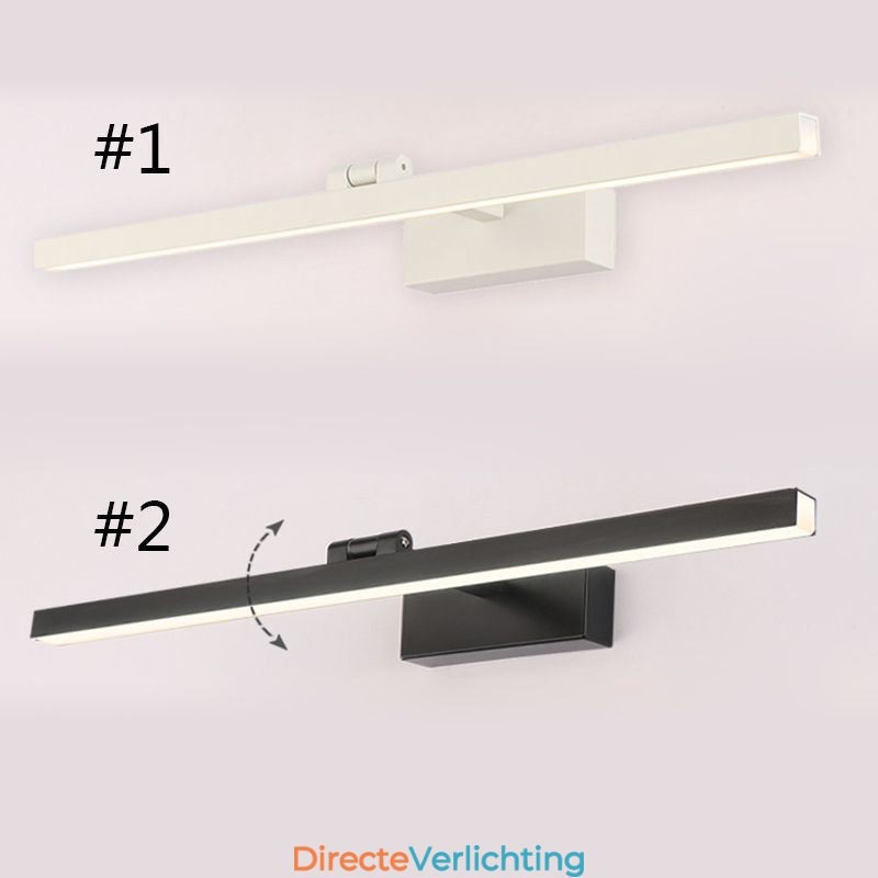 Nordic Stijl Spiegel Frontlicht Hoek Verstelbare Wandlamp Badkamer