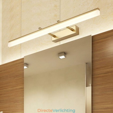 Spiegel Frontlicht Acryl Rekbare Wandlamp Wasruimte Gang Spiegel Frontlicht Acryl Rekbare Wandlamp Wasruimte Gang