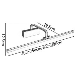 Moderne wandlamp spiegel voorlicht hoek verstelbare toilet make-uplamp