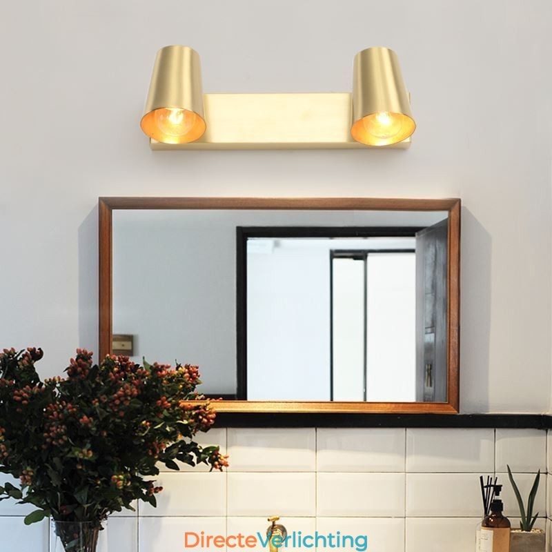 Nordic Messing Spiegel Frontlicht Spot Wandlamp