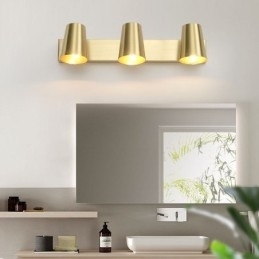 Nordic Messing Spiegel Frontlicht Spot Wandlamp