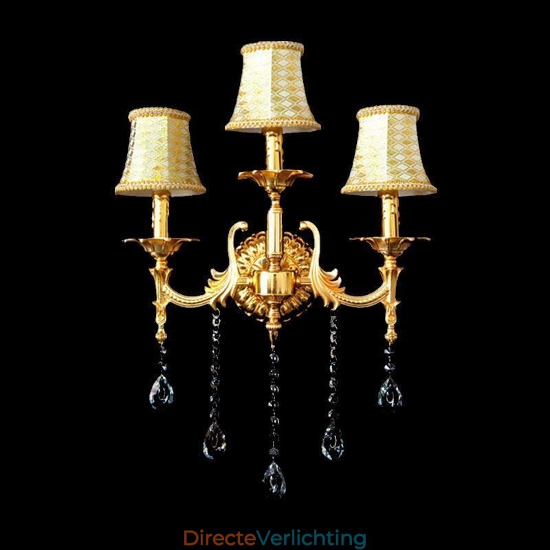 Europese Wandlamp Luxe Wandlamp Kristallen Druppel Decoratielamp Nachtkastje Verlichting