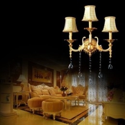 Europese Wandlamp Luxe Wandlamp Kristallen Druppel Decoratielamp Nachtkastje Verlichting