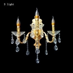 Europese Wandlamp Luxe Wandlamp Kristallen Druppel Decoratielamp Nachtkastje Verlichting