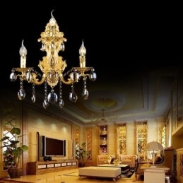Europese mode wandlamp luxe kristallen druppel wandlamp verlichting
