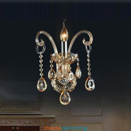 Europese Wandlamp Amber Cognac Kristallen Wandlamp Eenvoudige Lamp Verlichting Europese Wandlamp Amber Cognac Kristallen Wandlamp Eenvoudige Lamp Verlichting