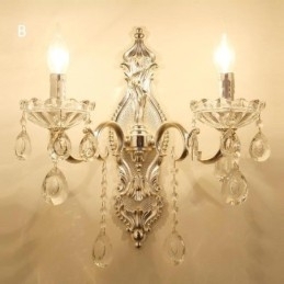 Europese Wandlamp Kristallen Wandlamp Decoratie Licht Wandlamp Verlichting