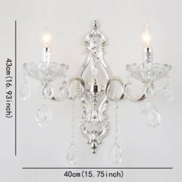 Europese Wandlamp Kristallen Wandlamp Decoratie Licht Wandlamp Verlichting