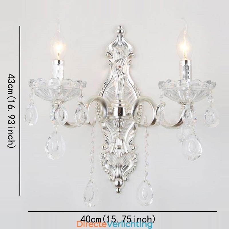 Europese Wandlamp Kristallen Wandlamp Decoratie Licht Wandlamp Verlichting