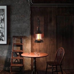 Amerikaanse Vintage Wandlamp Industriële LOFT Wandlamp Massief Houten Glazen Lamp Licht