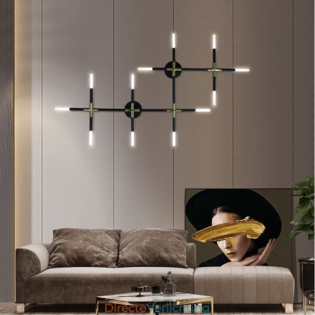 Wandlamp splitsen Warm wit creatieve wandlamp DIY combinatielamp Wandlamp splitsen Warm wit creatieve wandlamp DIY combinatielamp