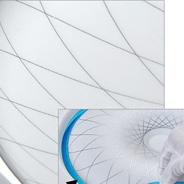 Ronde koepellamp Romantische kristallen lamp