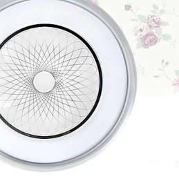 Ronde koepellamp Romantische kristallen lamp
