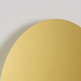 Nordic Wandlamp Zwart Goud Ronde Volledig Koperen Wandlamp