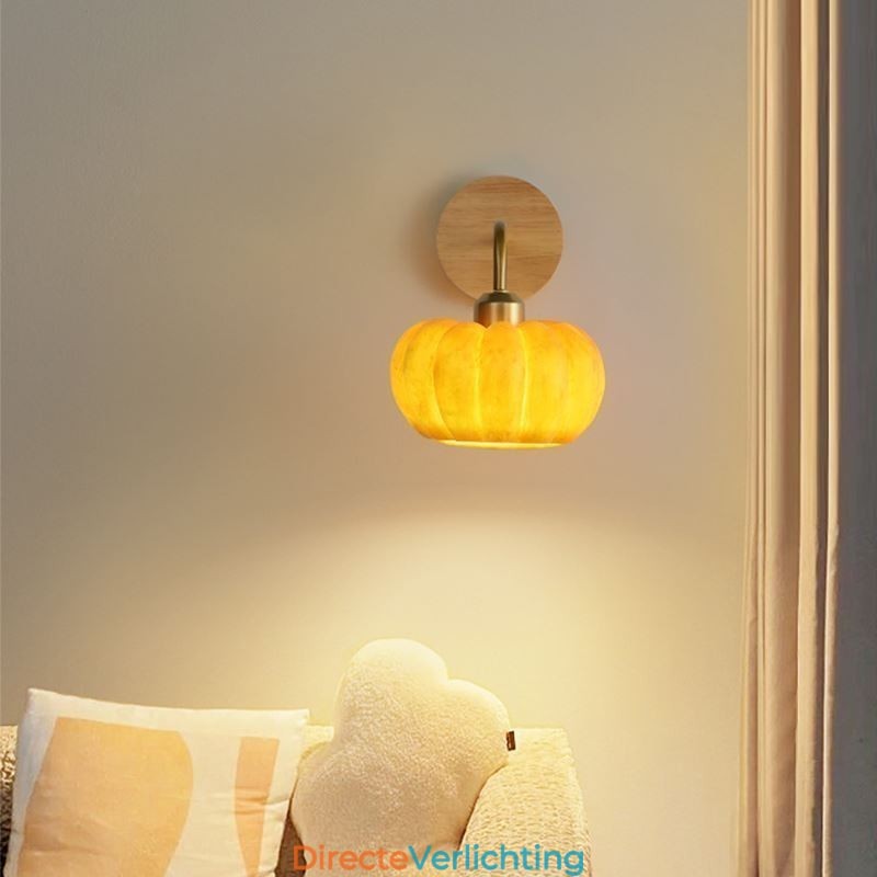 Pompoen Wandlamp Japanse Retro Wandlampen Lamp