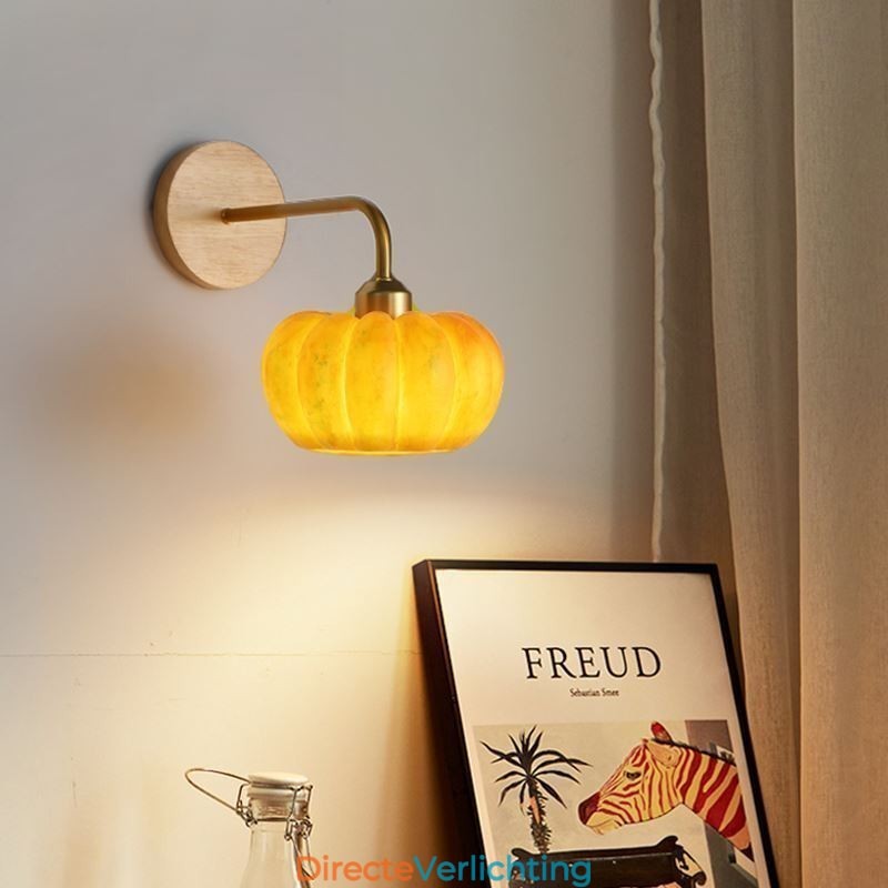 Pompoen Wandlamp Japanse Retro Wandlampen Lamp