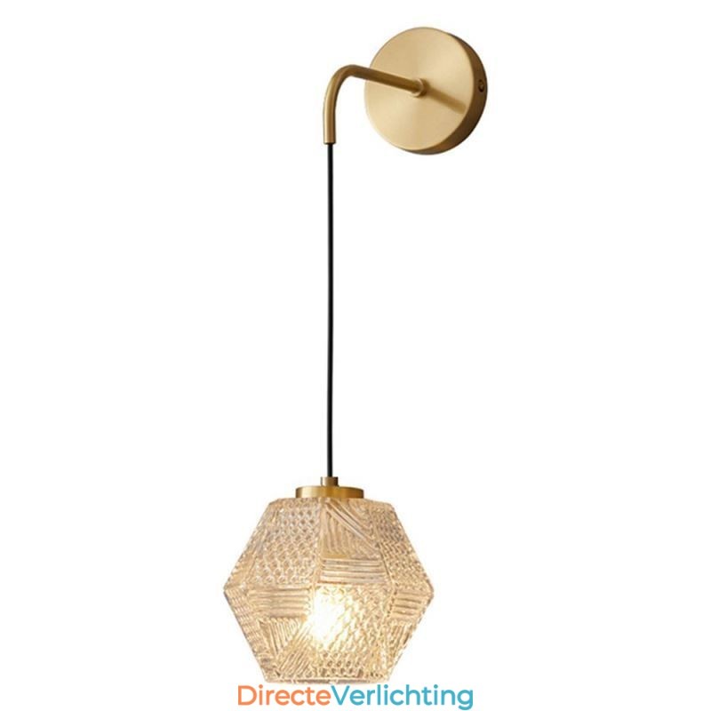 Moderne wandlamp Creatieve glazen wandlamp