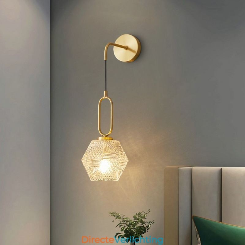 Moderne wandlamp Creatieve glazen wandlamp