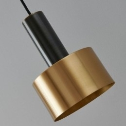 Moderne wandlamp zwart goud contrasterende kleur wandlamp