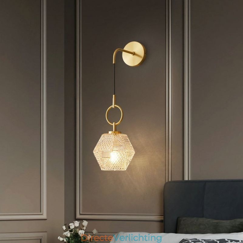 Moderne wandlamp Creatieve glazen wandlamp