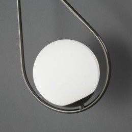 Moderne Globe Wandlamp Glazen Wandlamp Zwarte Waterdruppel Wandlamp