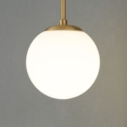 Moderne Globe Wandlamp Geborsteld Goud Glazen Wandlamp