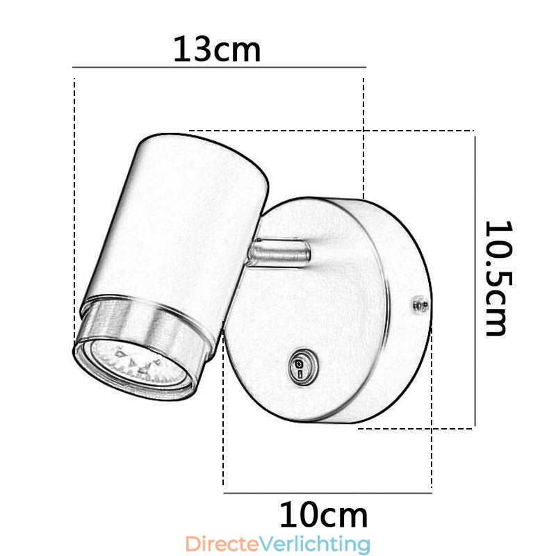 Moderne draaibare wandlamp Minimalistische wandlamp Gangpadlamp