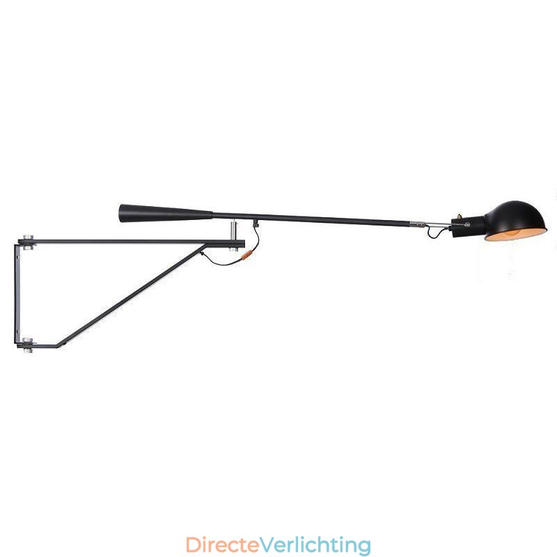 Enkele Rocker Arm Wandlamp Bedside Reading Sconce Lamp