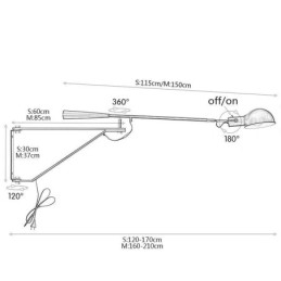 Enkele Rocker Arm Wandlamp Bedside Reading Sconce Lamp