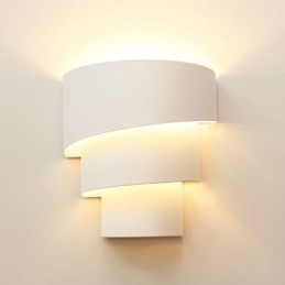 Moderne minimalistische wandlamp spiraalvormige taartlamp nachtkastje