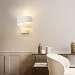 Moderne minimalistische wandlamp spiraalvormige taartlamp nachtkastje
