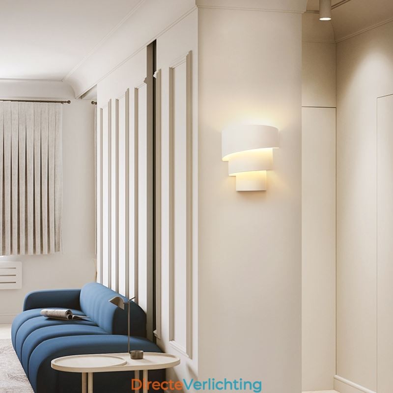 Moderne minimalistische wandlamp spiraalvormige taartlamp nachtkastje