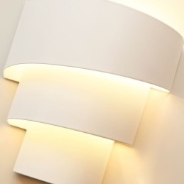 Moderne minimalistische wandlamp spiraalvormige taartlamp nachtkastje