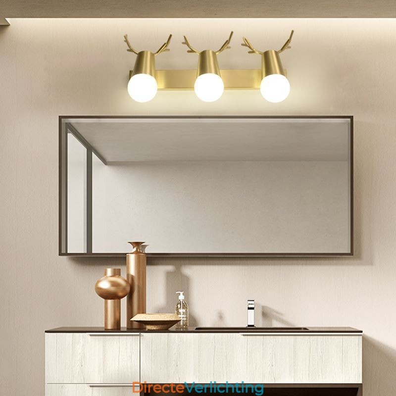 Nordic Messing Wandlamp Spiegel Frontlicht