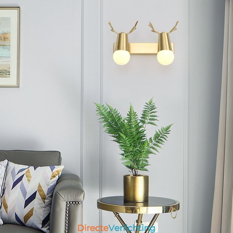 Nordic Messing Wandlamp Spiegel Frontlicht