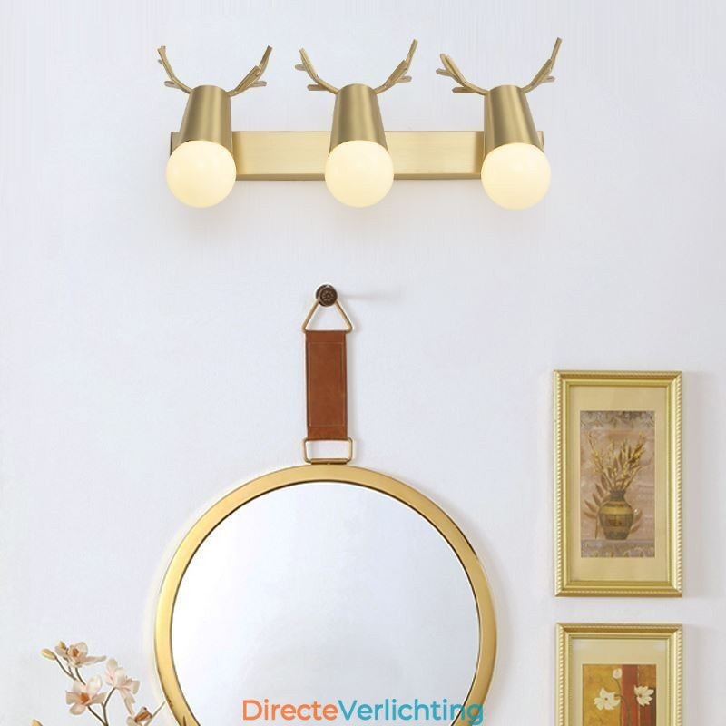 Nordic Messing Wandlamp Spiegel Frontlicht