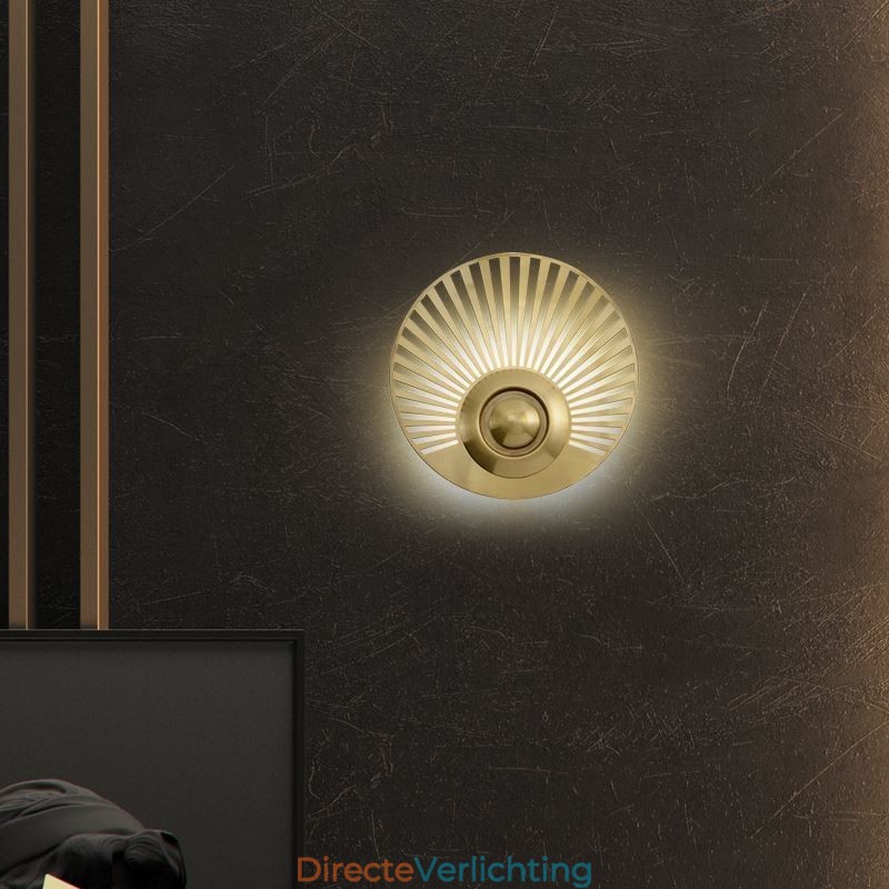Nordic messing wandlamp holle ronde vorm wandlamp