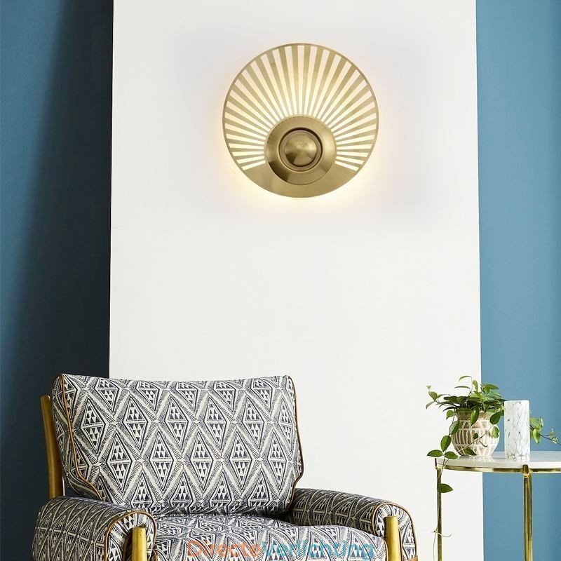 Nordic messing wandlamp holle ronde vorm wandlamp