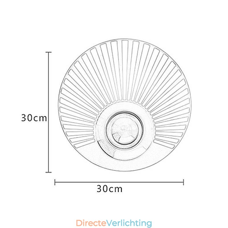 Nordic messing wandlamp holle ronde vorm wandlamp