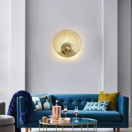 Nordic messing wandlamp holle ronde vorm wandlamp