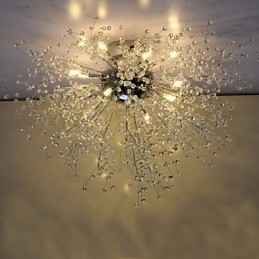 Moderne vuurwerkbol AcrChrome metalen inbouw GDNS