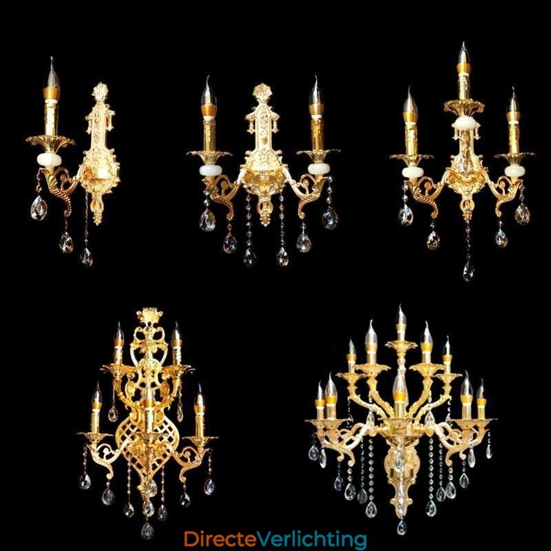 Europese Wandlamp Luxe Wandlamp Kristallen Druppellamp Nachtkastje Verlichting