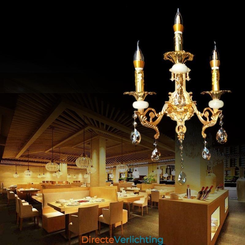 Europese Wandlamp Luxe Wandlamp Kristallen Druppellamp Nachtkastje Verlichting