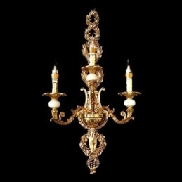 Europese Wandlamp Luxe Bloemblaadje Wandlamp Jade Decoratielamp Nachtkastje Verlichting