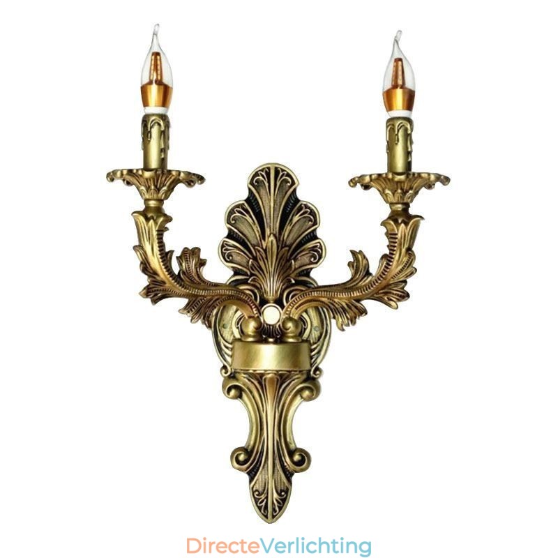 Europese Retro Wandlamp Creatieve Dubbele Huisverlichting Wandlamp Nachtkastje Verlichting