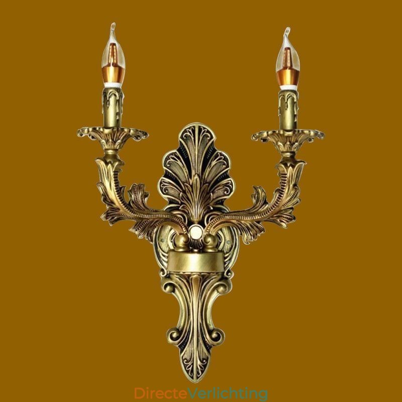 Europese Retro Wandlamp Creatieve Dubbele Huisverlichting Wandlamp Nachtkastje Verlichting