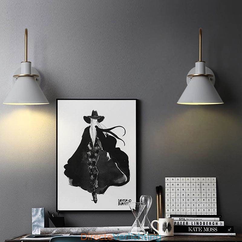 Nordic Wandlamp Makron Stijl Wandlamp Creatieve Spiegel Voorlamp Licht