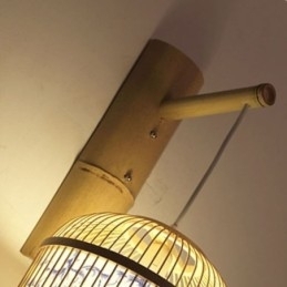 Kooi Design Wandlamp Creatieve Bamboe Hangende Wandlamp Bedside Decoratieve Lamp