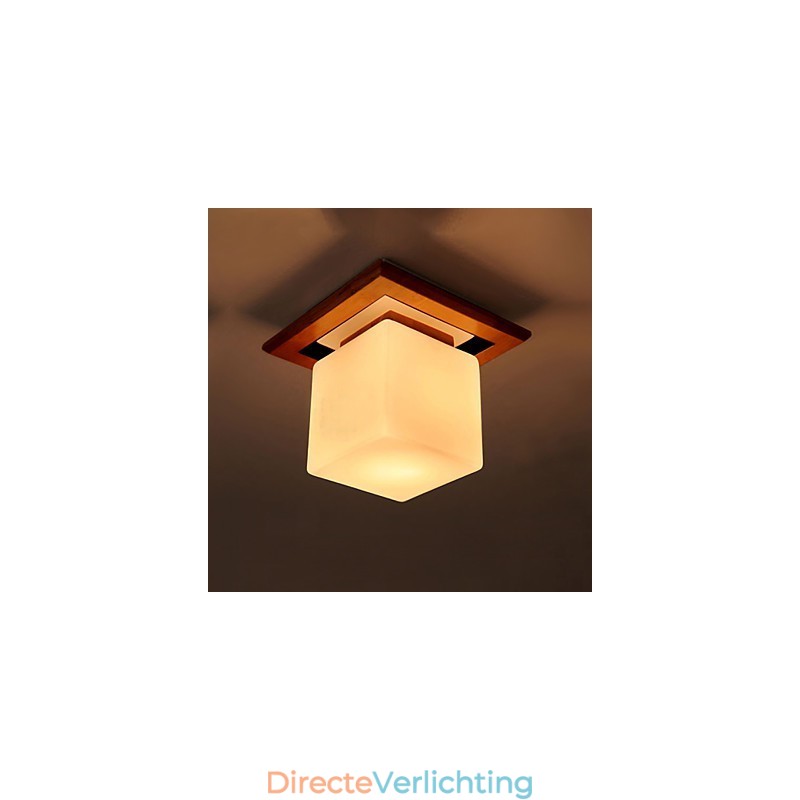 Inbouw mini-stijl moderne eigentijdse hout